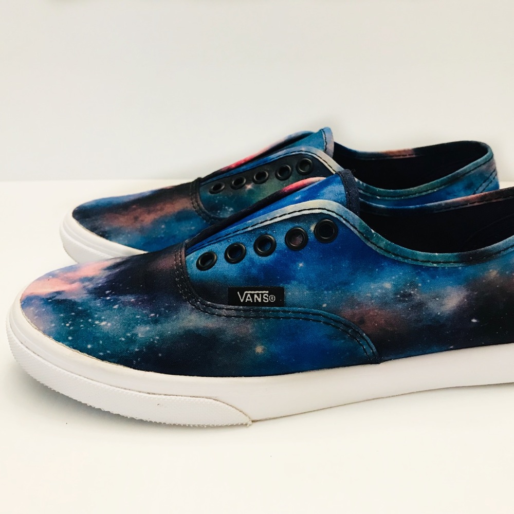 Vans Women's Galaxy Print Sneakers - Blue